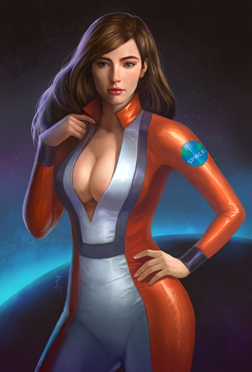 Sexy Astronaut by denn18art on DeviantArt Sexy Astronaut by denn18art on DeviantArt