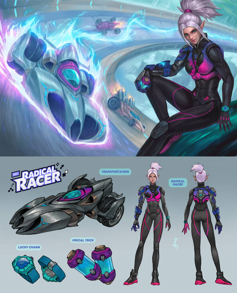 Radical Racer OCC: Levina by denn18art on DeviantArt