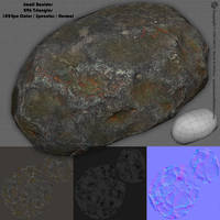 3D Small Boulder