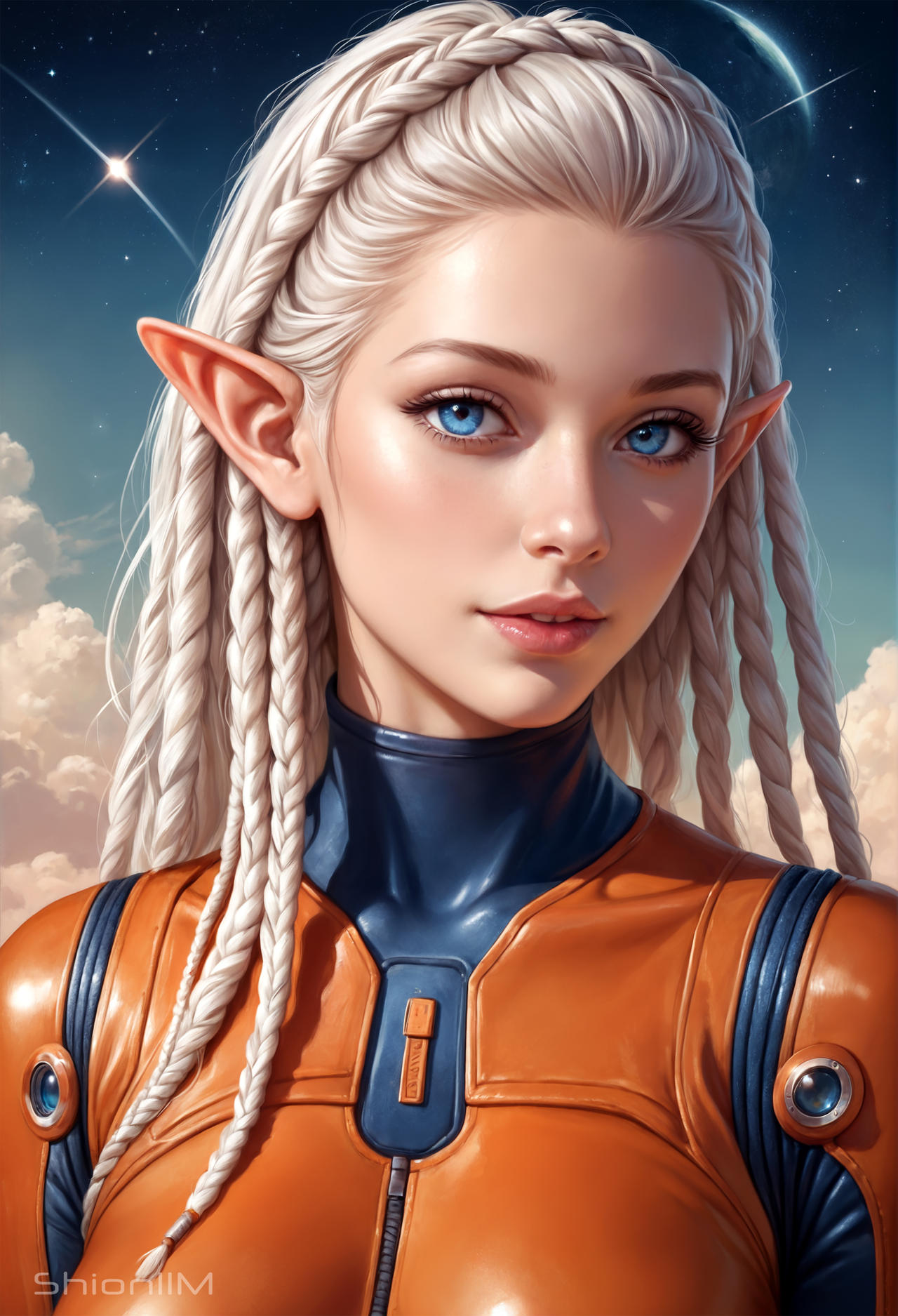 Alien Elf Space elf by ShionIIM on DeviantArt