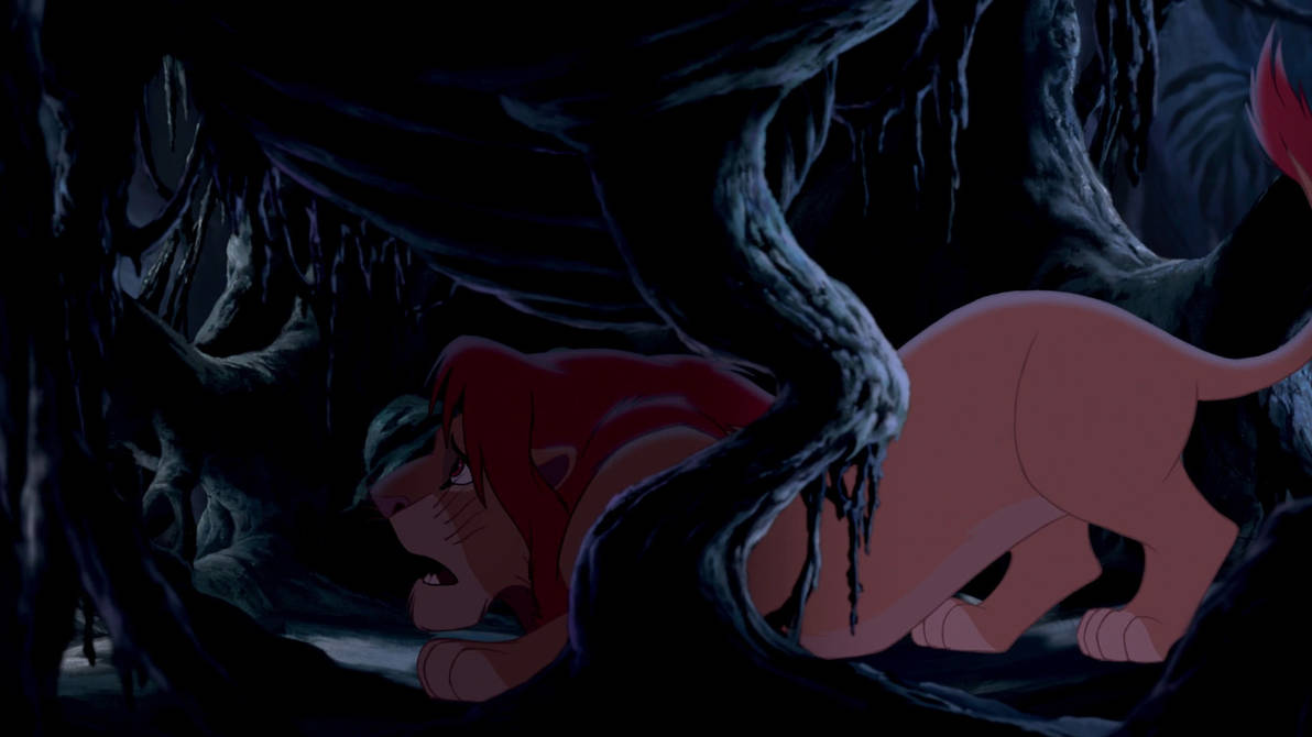 Spooky Simba Simba in the spooky forest by SimbaTheLionKing83 on DeviantArt