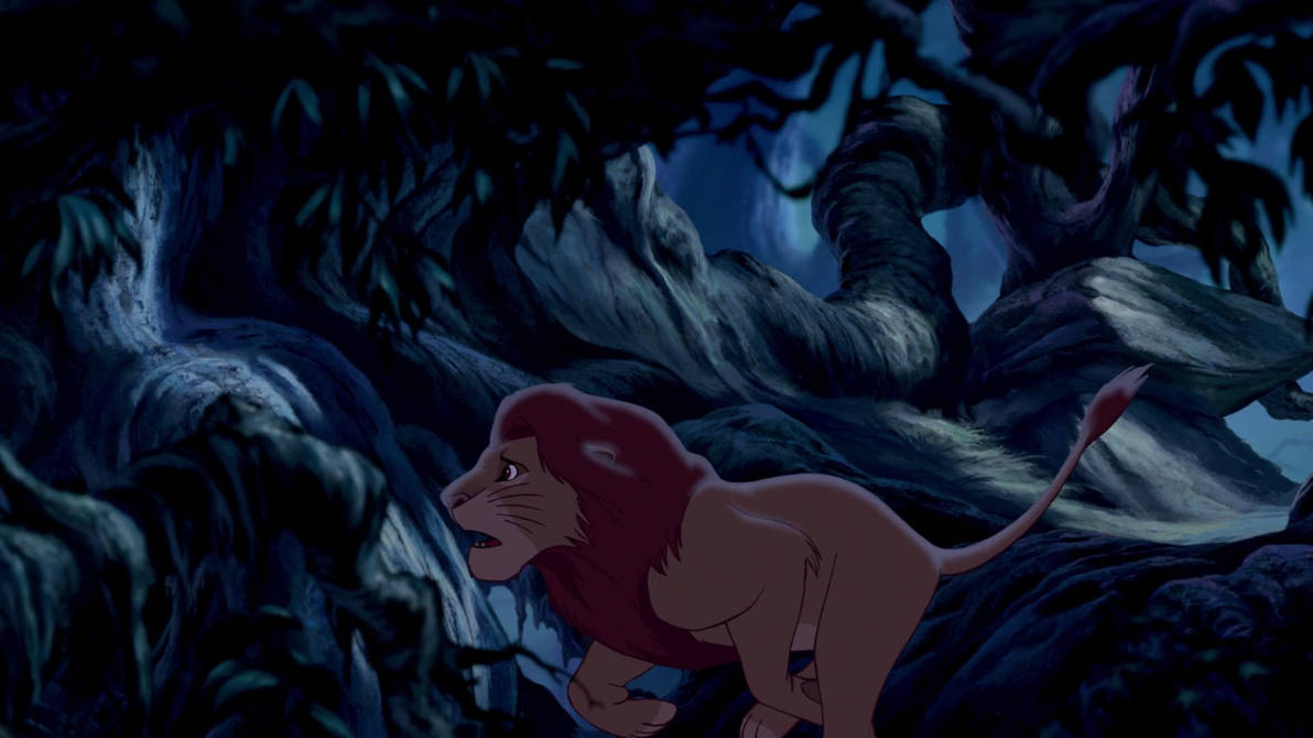 Spooky Simba Simba in the spooky forest by SimbaTheLionKing83 on DeviantArt