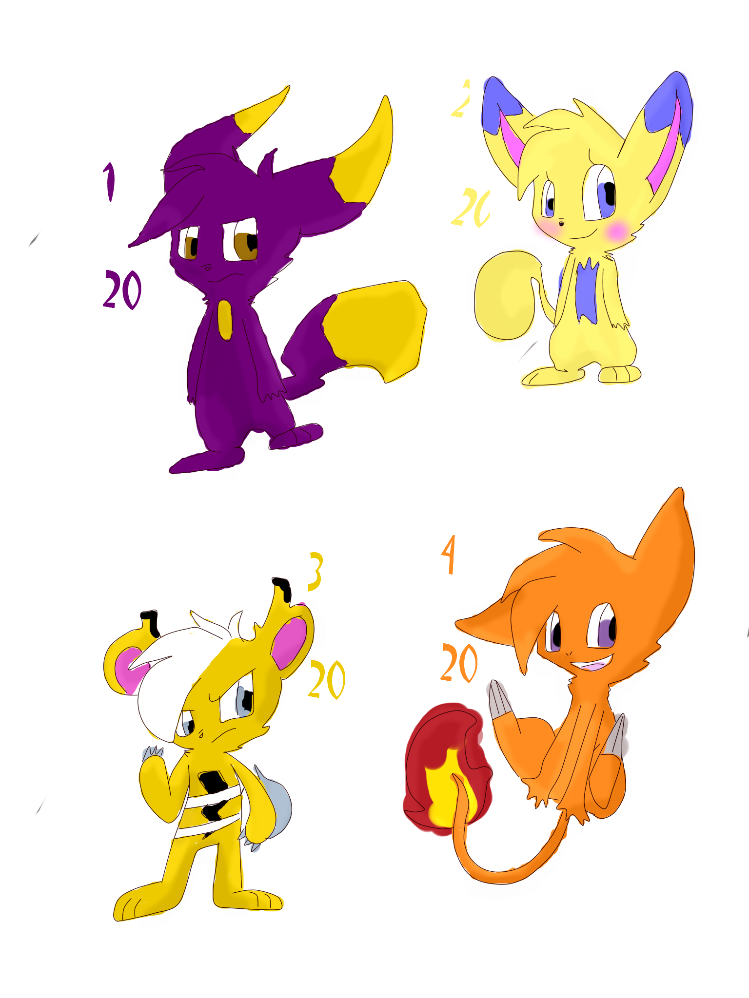 (Open 3/4) CHEAP! Pokefusions adoptables