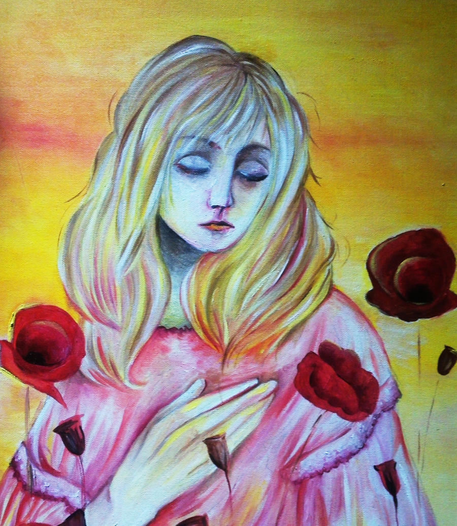 Girl in poppys (Bebe in poppies)