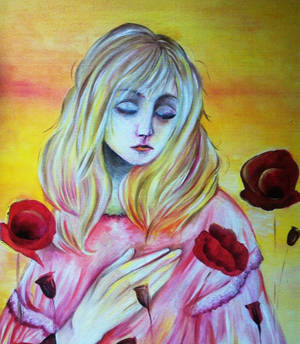 Girl in poppys (Bebe in poppies)