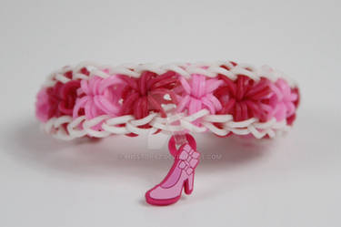 Barbie's Shoe Rainbow Loom Starburst