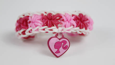 Barbie Logo Rainbow Loom Starburst