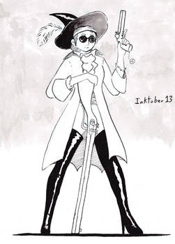 Inktober 13 - Pirate Witch