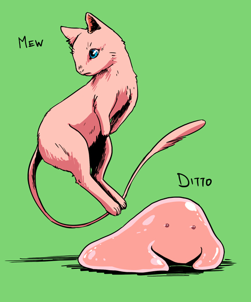 PKMN - Mew and Ditto