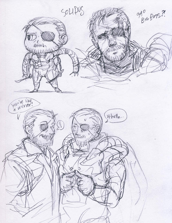MGS - solidus sketches by FerioWind on DeviantArt