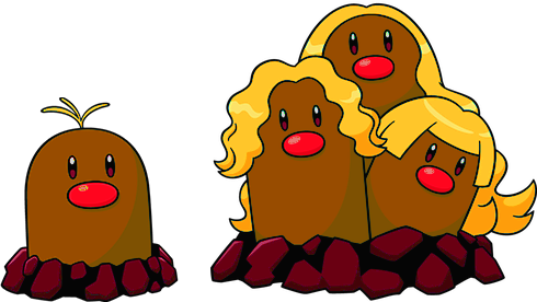 Alternate Shinies: Alolan Diglett and Dugtrio by high-jump-kick on ...