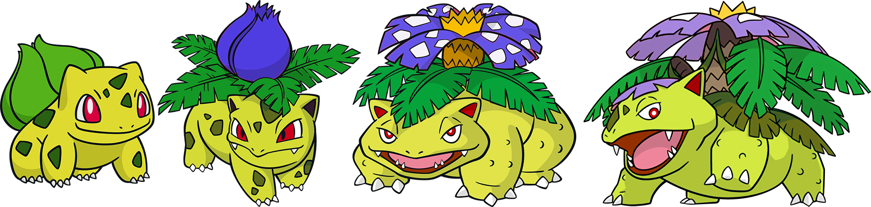 Shiny Bulbasaur, Ivysaur & Venusaur in 2023