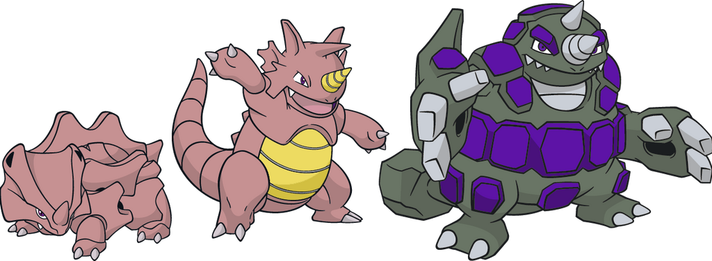 Eviolite Rhydon Vs Rhyperior Alternate Shinies: Rhyhorn, Rhydon, and Rhyperior by high-jump-kick on ...