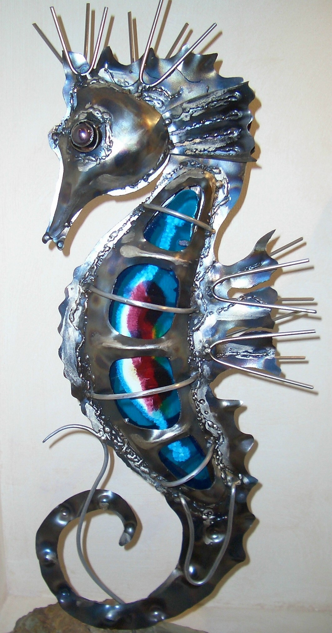 Metal Seahorse