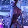 Purple Night - Liara Tsoni Mass Effect