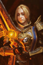 'You never surrendered..' | Queen Anduin By Oshley