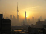 Shanghai at Dawn by nuriko-chan