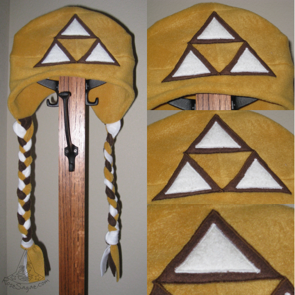 Brown and Gold Tri-Delt Hat