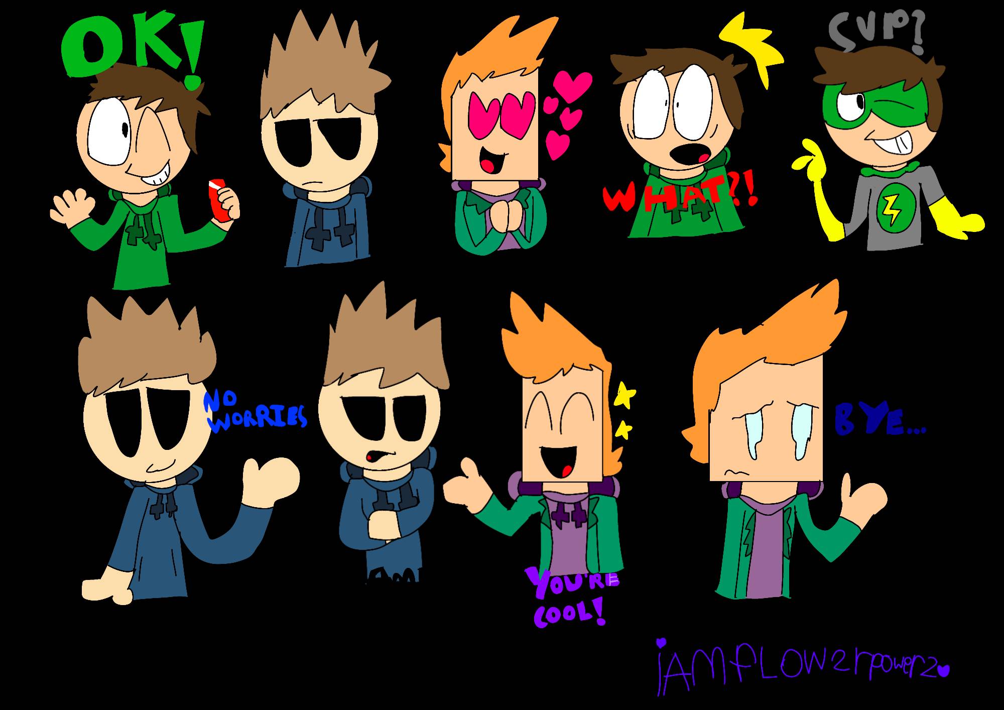 Eddsworld Matt Eddsworld Sticker - Eddsworld Matt Eddsworld Happy