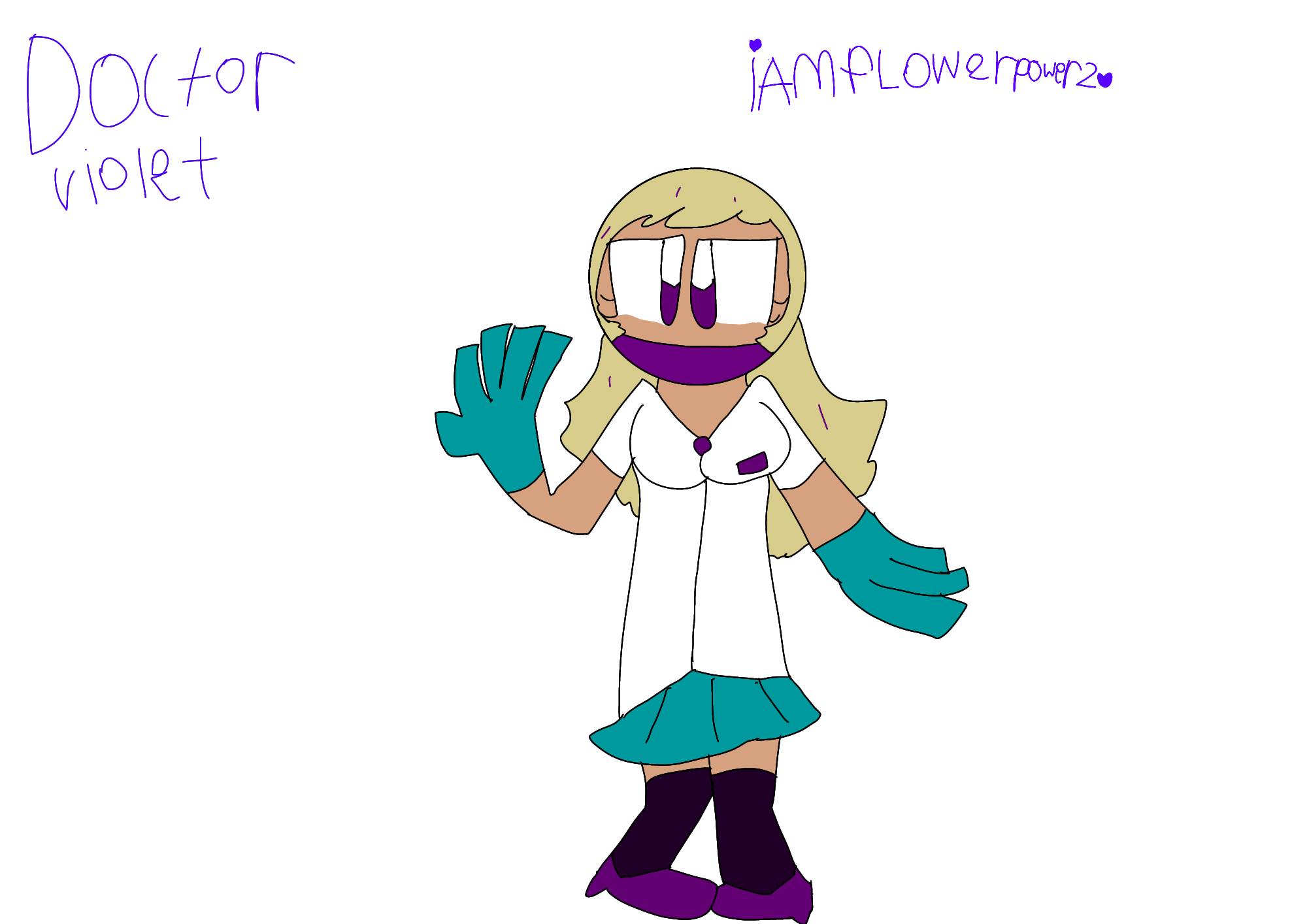 Doctor violet by iamflowerpower2 on DeviantArt