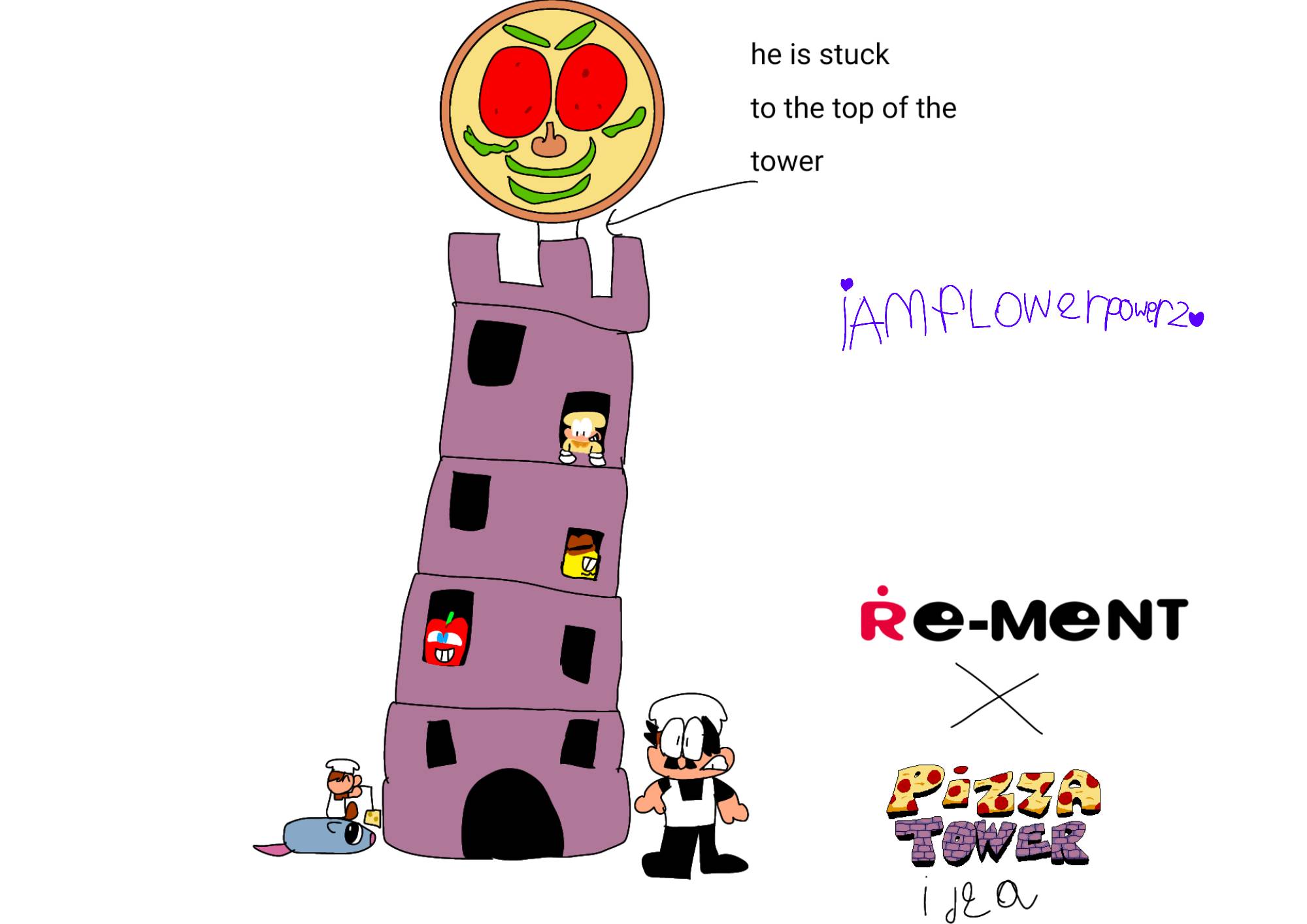 Pizza Tower characters in my style by RascalTheWeirdo on DeviantArt