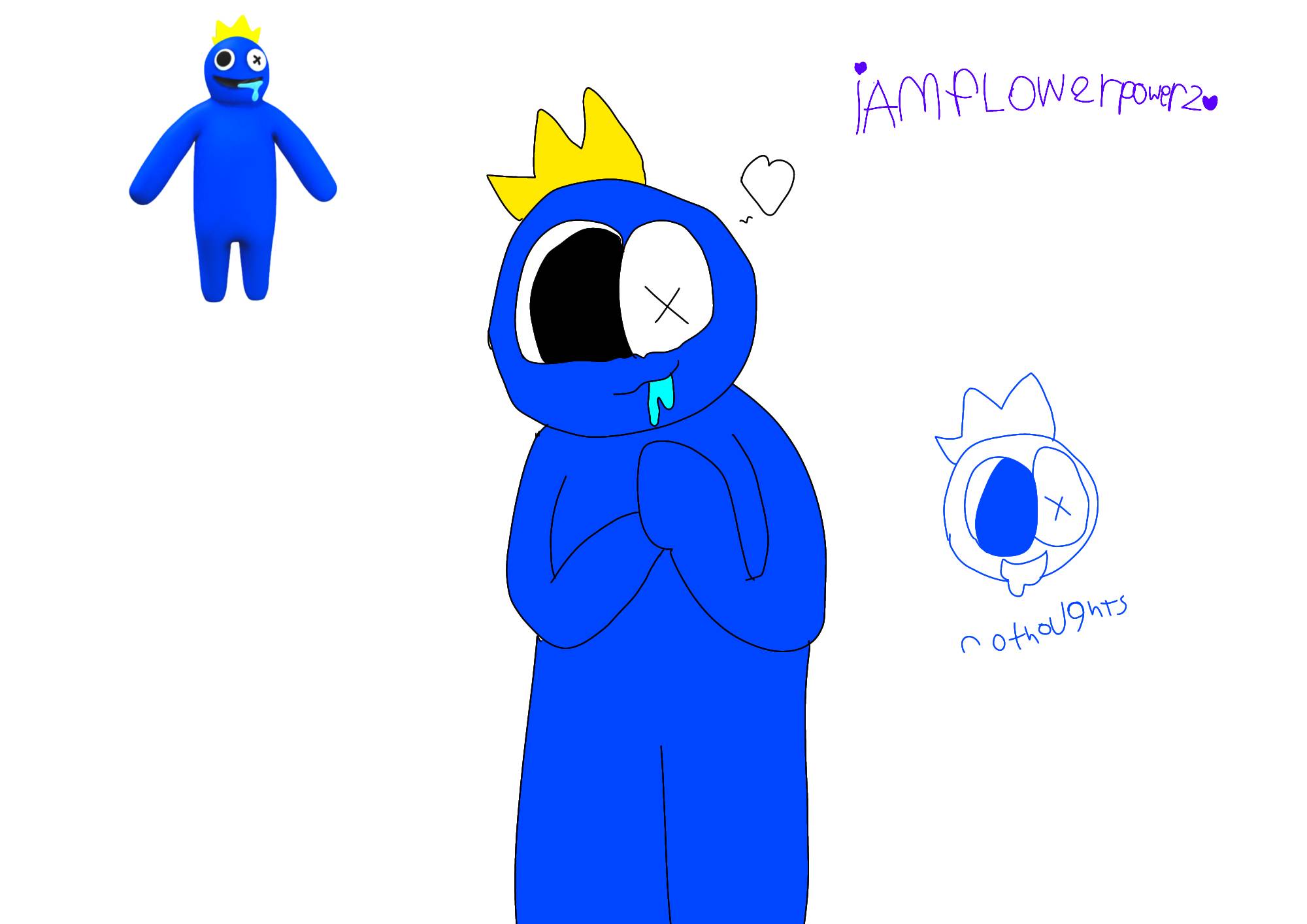 Blue .:Rainbow Friends:. by InfiniteComet310 on DeviantArt