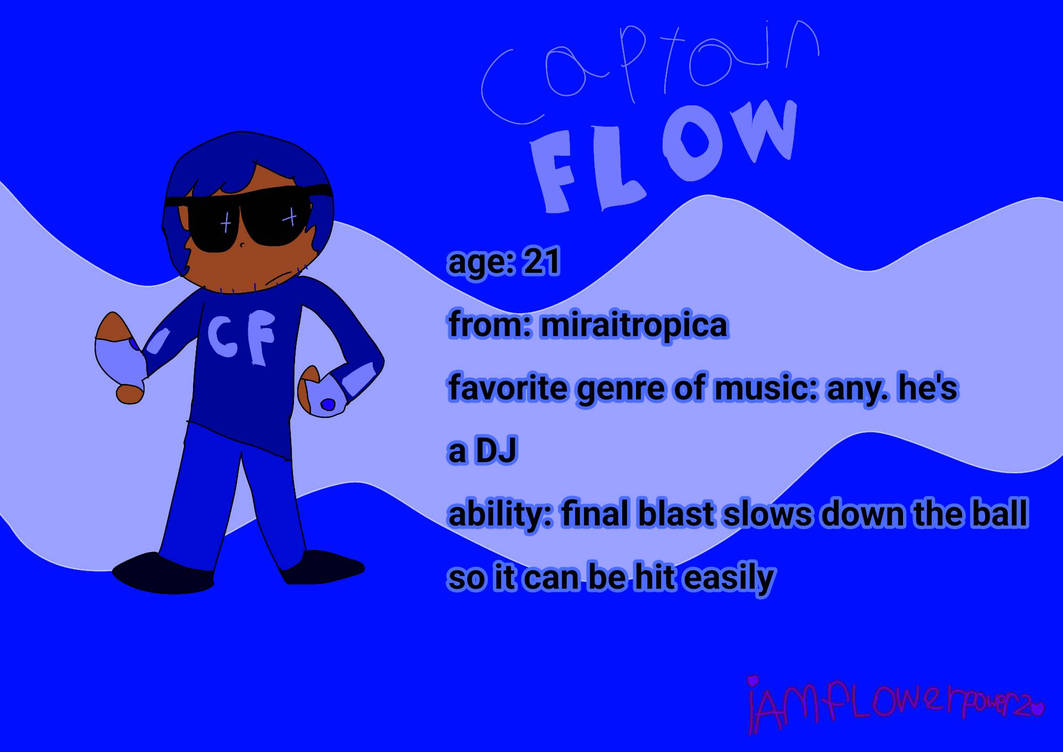 Captain flow character card by iamflowerpower2 on DeviantArt