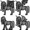 Horse Pixel Base P2U/YHH