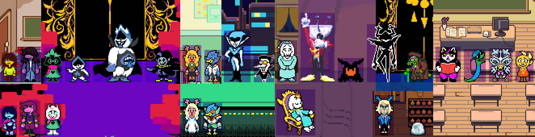 Delta Rune Main Character Deltarune main cast | Chapters 1-4 by ChimuetIsbell on DeviantArt