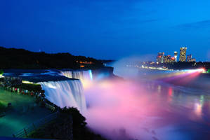 The Falls at Night