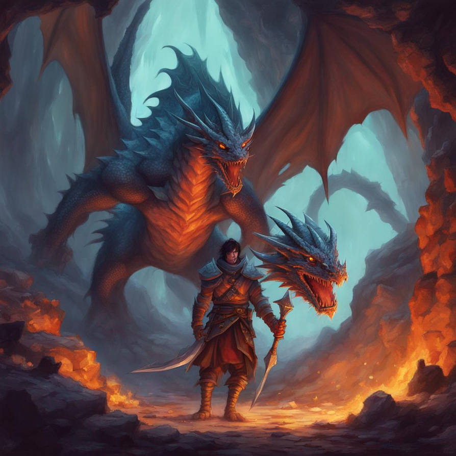 Dragon Rider In The Cave by polo8089 on DeviantArt