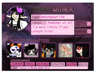 Artfight 2022 // Team Wither