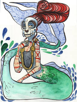 Skull Mermaid