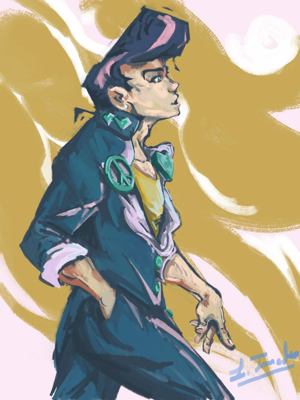 Josuke from JoJo by Luciano-draw on DeviantArt