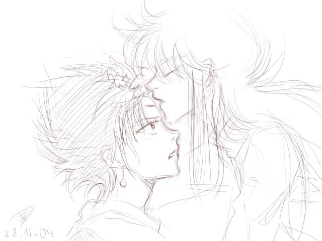 Yu Yu Hakusho - Kurama and Hiei by h-kaix on @DeviantArt