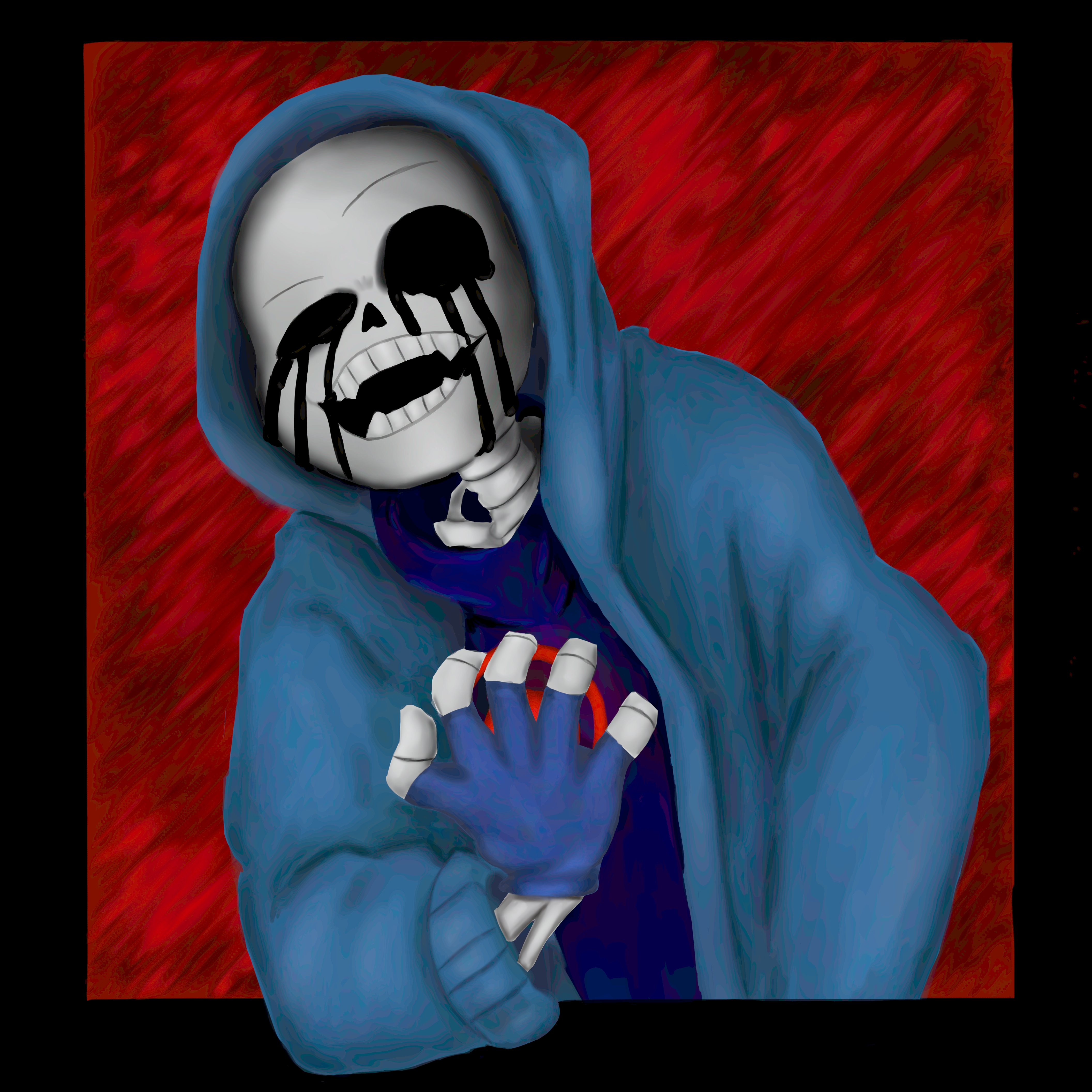 Fanart] Undertale AU sans - horror sans, killer sans, murder sans