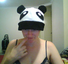 Panda Hat w. Eyes