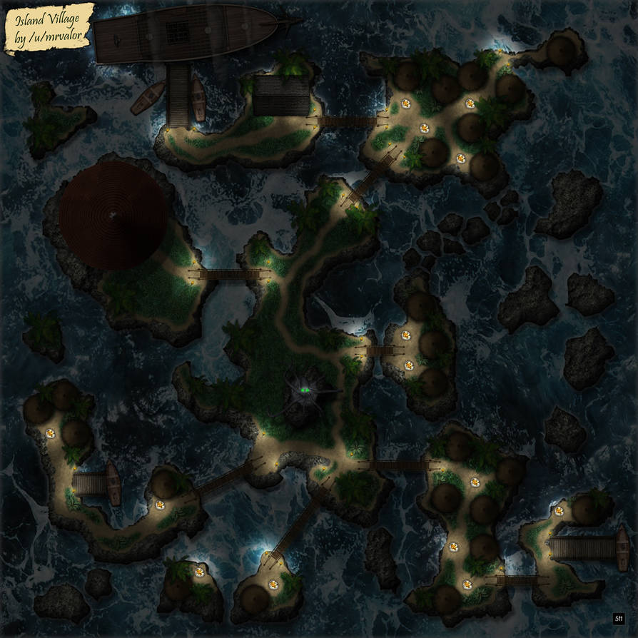 Shadow Shore Island-village-raging-sea-darkness by mrvalor2017 on DeviantArt