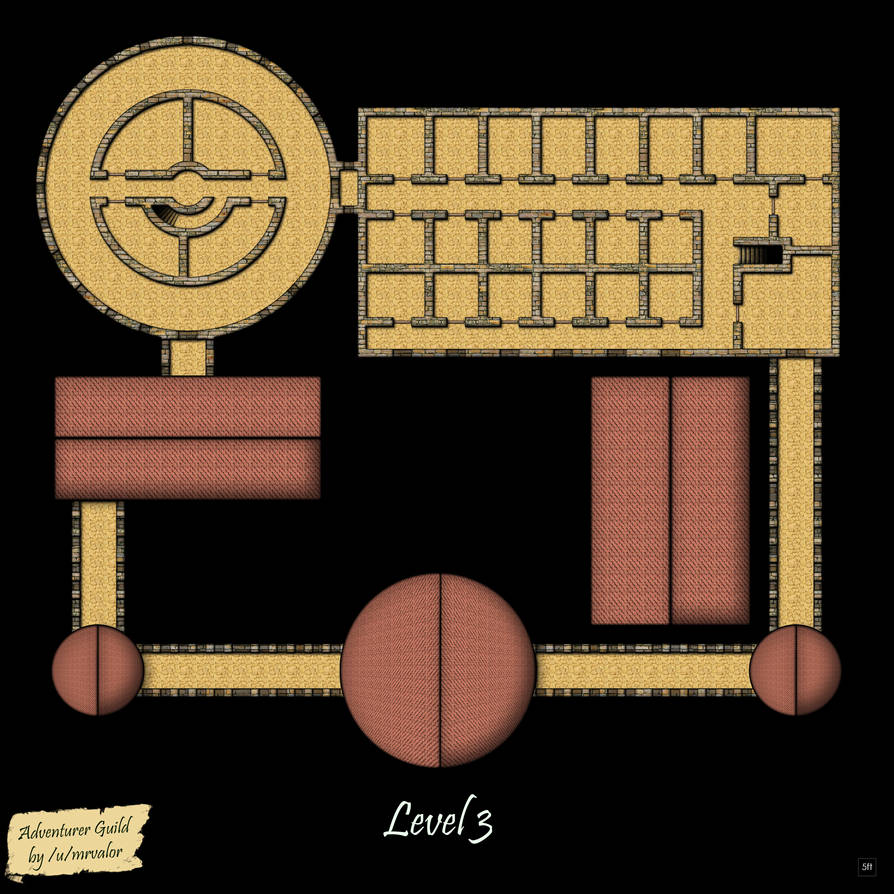 Adventure Guild Layout Adventurer-Guild-Draft-Level-3 by mrvalor2017 on DeviantArt