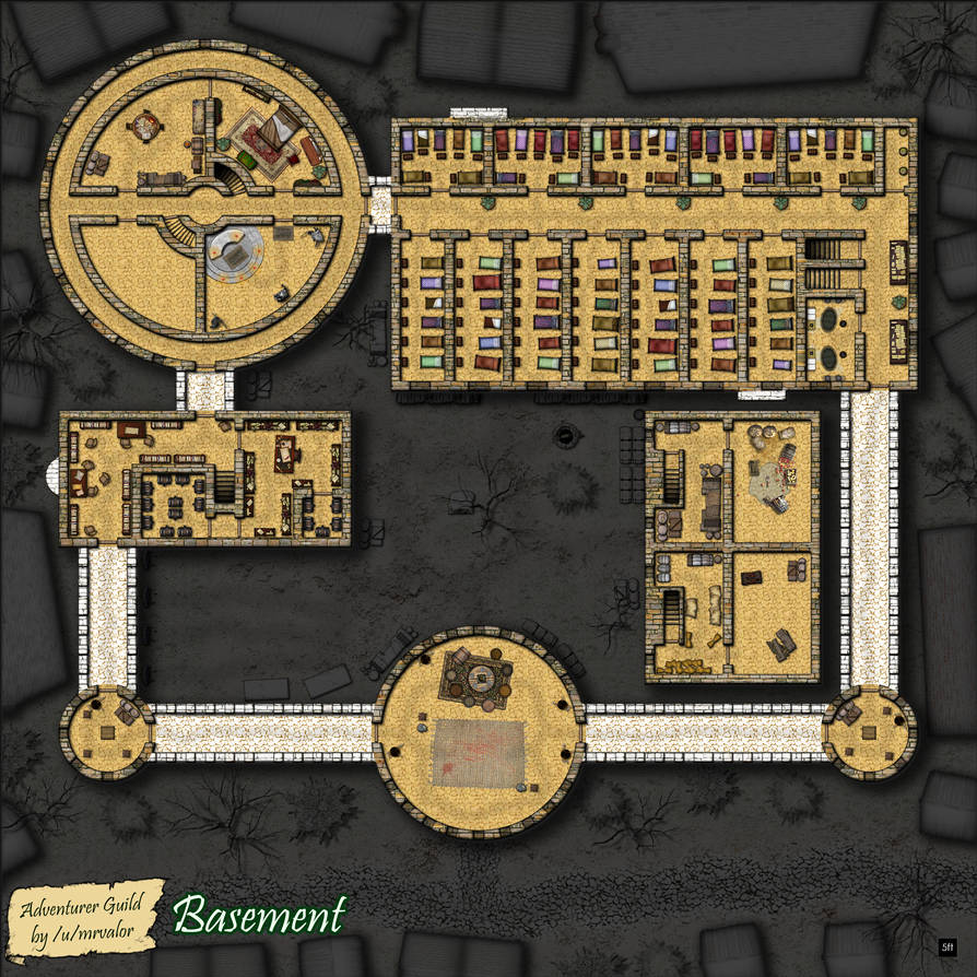 Adventure Guild Layout Adventurer-Guild-Winter-Level-2 by mrvalor2017 on DeviantArt