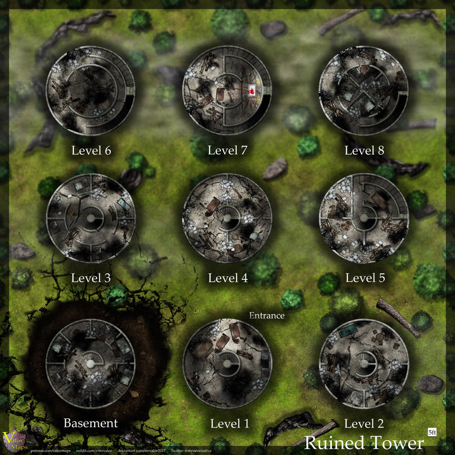 Ruined-tower-map by mrvalor2017 on DeviantArt