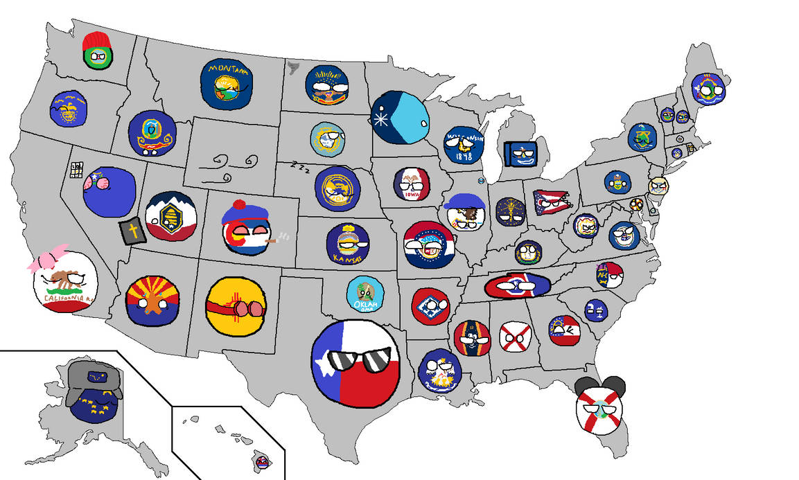 Stateballs Language United States of America - Stateballs by anexxiscooldevart on DeviantArt