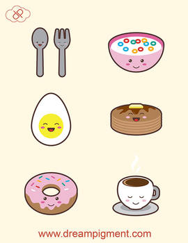 Kawaii Food Set Two