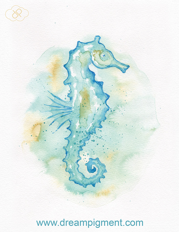 Aqua Sea Horse