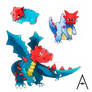 Druddigon's Pre-Evolutions