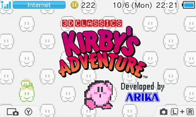 3D Classics:  Kirby's Adventure