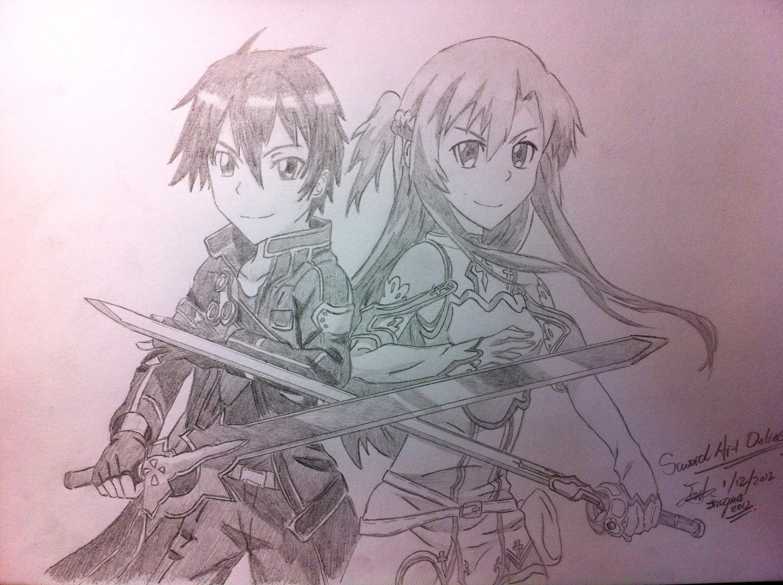 Asuna and Kirito -SWORD ART ONLINE-