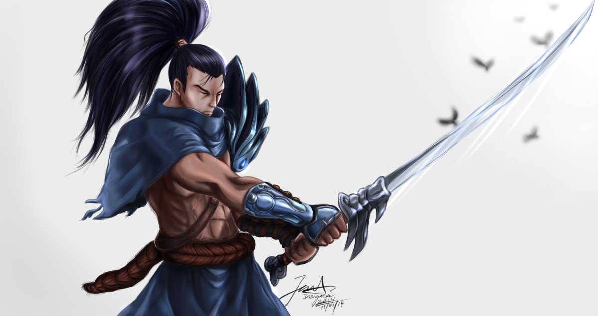 ArtStation - Unforgiven Blade Yasuo [League of Legends custom skin]