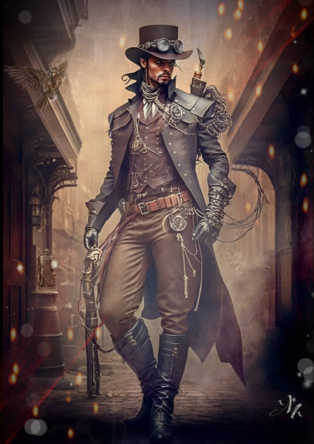 Body Ringed Man Deviantart The Gentleman by ArtbyMorganCMorgan on DeviantArt