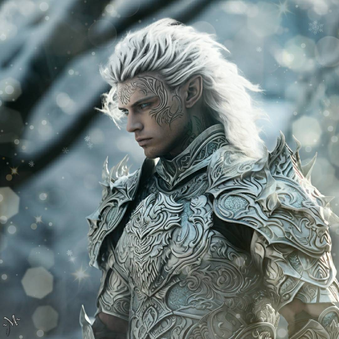 D' Javell - Snow Elf Warrior by ArtbyMorganCMorgan on DeviantArt